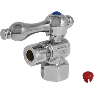 image:imageKingston Brass CC43101 Quarter Turn Valve 12 FIP X 38 OD Compression Polished ChromePolished Chrome
