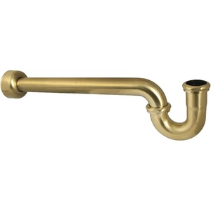 image:imageKingston Brass CC6127 112 PTrap with Box Flange 19 Length 18 Gauge Brushed BrassBrushed Brass