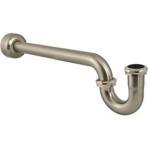 image:imageKingston Brass CC6127 112 PTrap with Box Flange 19 Length 18 Gauge Brushed BrassBrushed Nickel