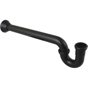 image:imageKingston Brass CC7126 112 PTrap with Bell Flange 24 Length 18 Gauge Polished NickelMatte Black