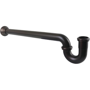 image:imageKingston Brass CC7126 112 PTrap with Bell Flange 24 Length 18 Gauge Polished NickelOil Rubbed Bronze