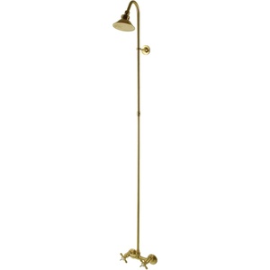 image:imageKingston Brass CCK2131BEX Essex Shower Combo Polished ChromeBrushed Brass