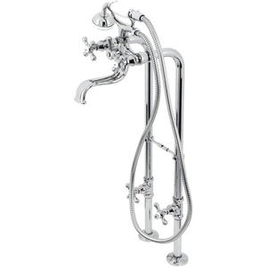 image:imageKingston Brass CCK226K1 Kingston Freestanding Clawfoot Tub Faucet Package with Supply Line Polished ChromePolished Chrome