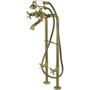 image:imageKingston Brass CCK285K3 Freestanding Tub Faucet Package Antique BrassAntique Brass