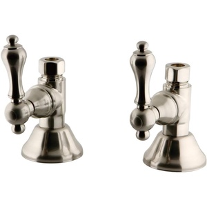 image:imageKingston Brass CCK44155AX Straight Stop Shutoff Valve Oil Rubbed BronzeBrushed Nickel