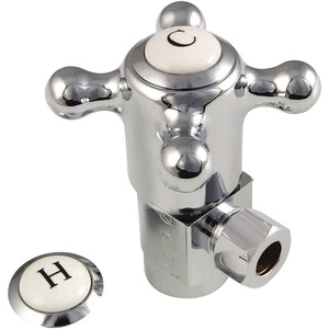 image:imageKingston Brass CD43302BX 12IPS x 38OD AntiSeize Quarter Turn Angle Stop Polished BrassPolished Chrome