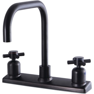 image:imageKingston Brass FB2148DX Concord 8Inch Centerset Kitchen Faucet Brushed NickelOil Rubbed Bronze