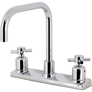image:imageKingston Brass FB2148DX Concord 8Inch Centerset Kitchen Faucet Brushed NickelPolished Chrome