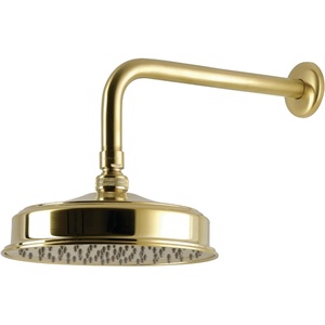 image:imageKingston Brass K124K35 Trimscape 8 Round Raindrop Brass Shower Head with 12 Shower Arm Oil Rubbed BronzeBrushed Brass