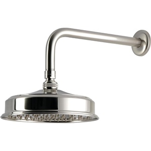 image:imageKingston Brass K124K35 Trimscape 8 Round Raindrop Brass Shower Head with 12 Shower Arm Oil Rubbed BronzeBrushed Nickel