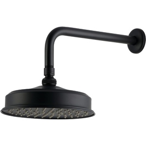 image:imageKingston Brass K124K35 Trimscape 8 Round Raindrop Brass Shower Head with 12 Shower Arm Oil Rubbed BronzeMatte Black