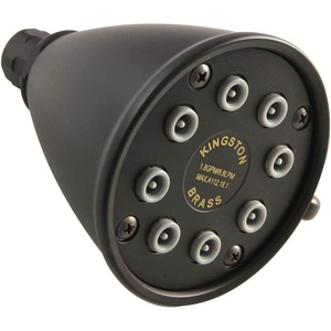 image:imageKingston Brass K139A7 Victorian Shower Head Brushed Brass 363 x 363 x 475Matte Black