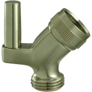image:imageKingston Brass K179A8 Designer Trimscape Showerscape Handheld Shower Pin Wall Hook with Hose Outlet Brushed NickelBrushed Nickel
