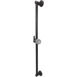 image:imageKingston Brass K180A1 Designer Trimscape Showerscape 24Inch Shower Slide Bar with Pin Wall Hook Polished ChromeNaples Bronze