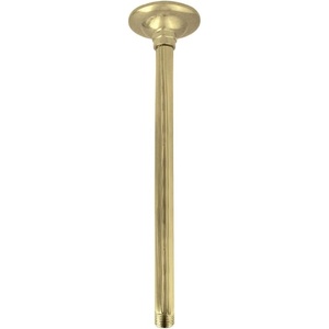 image:imageKingston Brass K210A2 Trimscape 10Inch Raindrop Shower Arm L Polished BrassPolished Brass