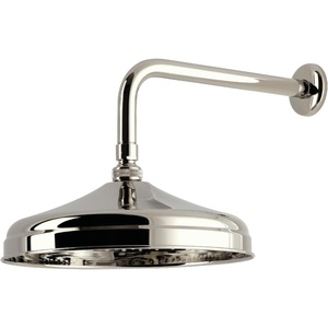 image:imageKingston Brass K225K38 Trimscape 10 Round Raindrop Brass Shower Head with 12 Shower Arm Brushed NickelPolished Nickel