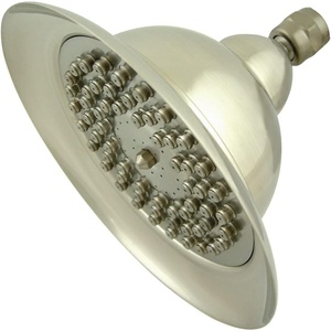 image:imageKingston Brass K306C8 Vintage 6Inch Round Raindrop Brass Shower Head in Brushed NickelBrushed Nickel