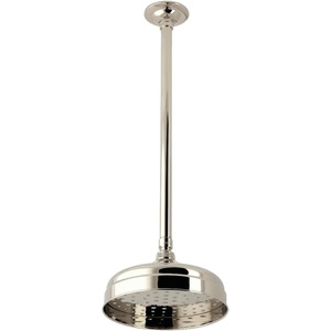 image:imageKingston Brass K324K23 Trimscape 8 Round Brass Shower Head with 17 Ceiling Mounted Shower Arm Antique BrassPolished Nickel