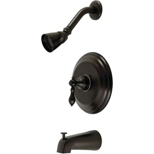 image:imageKingston Brass KB3633ACL American Classic SingleHandle Pressure Balanced Tub and Shower Faucet in Antique BrassOil Rubbed Bronze