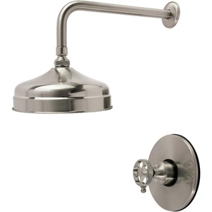 image:imageKingston Brass KB6338RKXSO Webb SingleHandle Pressure Balanced Shower Faucet Brushed Nickel