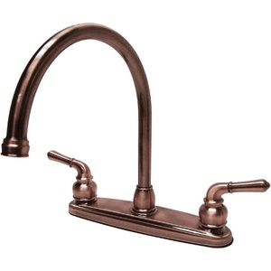 image:imageKingston Brass KB796LS Magellan Centerset Kitchen Faucet Antique CopperAntique Copper