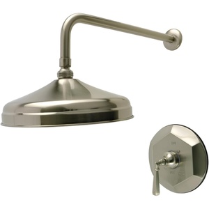 image:imageKingston Brass KBX4633HLTSO Metropolitan SingleHandle Shower Faucet Trim Only Antique BrassBrushed Nickel