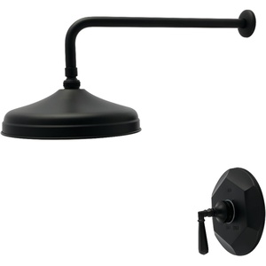 image:imageKingston Brass KBX4633HLTSO Metropolitan SingleHandle Shower Faucet Trim Only Antique BrassMatte Black