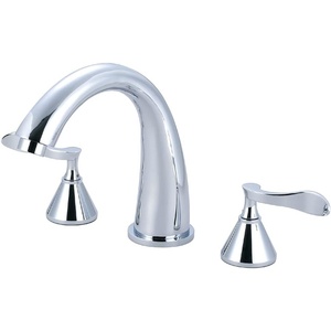 image:imageKingston Brass KS2368CFL Century Roman Tub Filler with 7316Inch in Spout Reach Brushed NickelPolished Chrome
