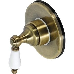 image:imageKingston Brass KS3033PL 3Way Diverter Valve with Trim Kit Antique Brass