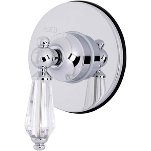 image:imageKingston Brass KS3033WLL 3Way Diverter Valve with Trim Kit Antique BrassPolished Chrome