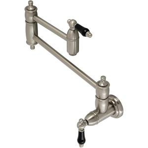 image:imageKingston Brass KS3108PKL Duchess Wall Mount Pot Filler Brushed NickelBrushed Nickel