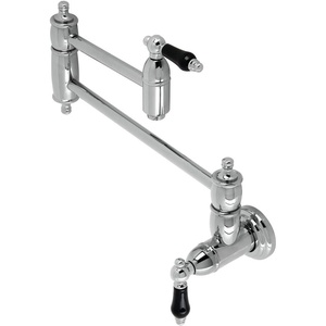 image:imageKingston Brass KS3108PKL Duchess Wall Mount Pot Filler Brushed NickelPolished Chrome