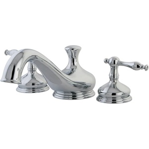 image:imageKingston Brass KS3338NL Heritage Roman Tub Filler with Metal lever handle Brushed NickelPolished Chrome