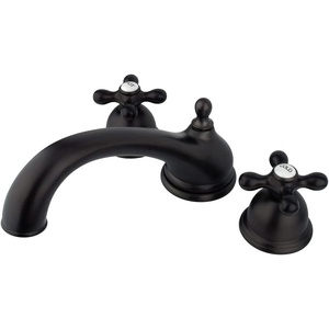image:imageKingston Brass KS3351AX Vintage Roman Tub Faucet Polished ChromeOil Rubbed Bronze