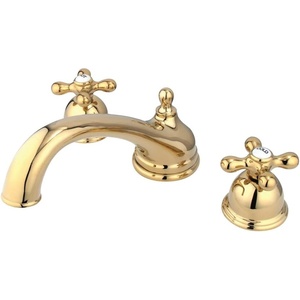 image:imageKingston Brass KS3351AX Vintage Roman Tub Faucet Polished ChromePolished Brass