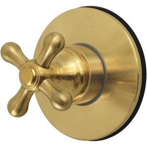 image:imageKingston Brass KS4037AX Restoration SingleHandle SixWay Diverter Valve with Trim Kit Brushed BrassBrushed Brass