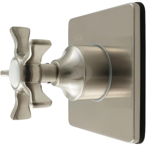 image:imageKingston Brass KS4041NX Hamilton SingleHandle SixWay Diverter Valve with Square Trim Kit Polished ChromeBrushed Nickel