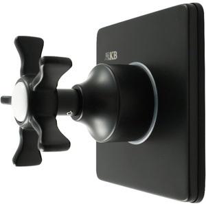 image:imageKingston Brass KS4041NX Hamilton SingleHandle SixWay Diverter Valve with Square Trim Kit Polished ChromeMatte Black