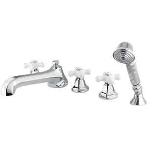 image:imageKingston Brass KS43015PX Roman Tub Faucet with Hand Shower Polished ChromePolished Chrome