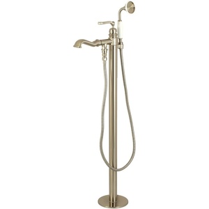 image:imageKingston Brass KS7011RL Royale Freestanding Tub Faucet with Hand Shower Polished ChromeBrushed Nickel