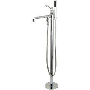 image:imageKingston Brass KS7031ABL English Country Freestanding Tub Faucet with Hand Shower Polished ChromePolished Chrome