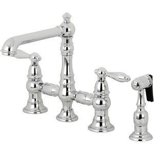 image:imageKingston Brass KS7271ALBS Kitchen Faucet with Side Sprayer Polished ChromePolished Chrome
