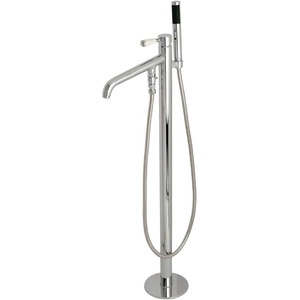image:imageKingston Brass KS8137DPL Paris Freestanding Tub Faucet with Hand Shower Brushed BrassPolished Chrome