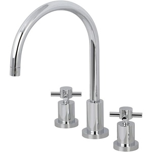 image:imageKingston Brass KS8721DXLS Widespread Kitchen Faucet Polished ChromePolished Chrome