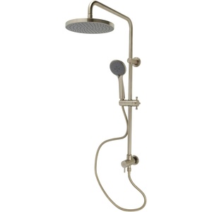 image:imageKingston Brass KSG2398D Concord Wall Mount Rain Drop Shower System with Hand Shower Brushed NickelBrushed Nickel
