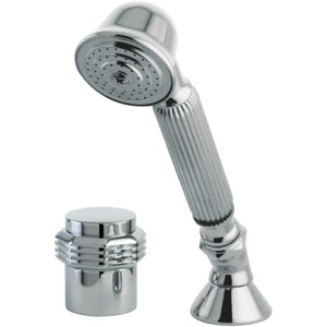 image:imageKingston Brass KSK2241ARTR Deck Mount Hand Shower with Diverter for Roman Tub Faucet Polished ChromePolished Brass