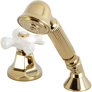 image:imageKingston Brass KSK4305PXTR Deck Mount Hand Shower with Diverter for Roman Tub Faucet Oil Rubbed BronzePolished Brass