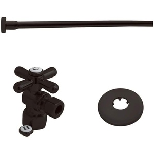 image:imageKingston Brass KTK105P Trimscape Toilet Supply Kit 12 IPS x 38 OD Comp Oil Rubbed BronzeOil Rubbed Bronze