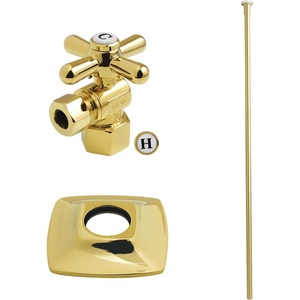 image:imageKingston Brass KTK110P1 Gehry Plumbing Toilet Trim Kit with Flange Polished ChromePolished Brass