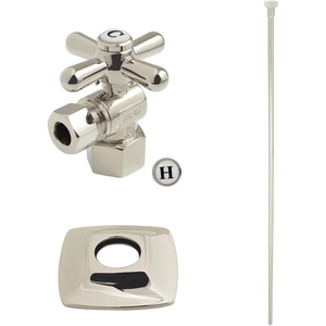image:imageKingston Brass KTK110P1 Gehry Plumbing Toilet Trim Kit with Flange Polished ChromePolished Nickel